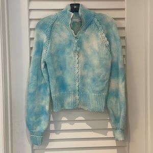 Love shack fancy zip cardigan